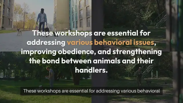 Video thumbnail for Animal Training Workshops
