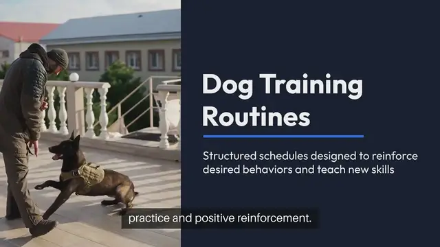 Video thumbnail for Dog Training Routines