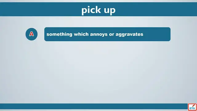 Video thumbnail for TOEIC Vocabulary: Pick Up, Petrol, Hit, Concept, Framework, Serve, Parameter, Mistake, Gross