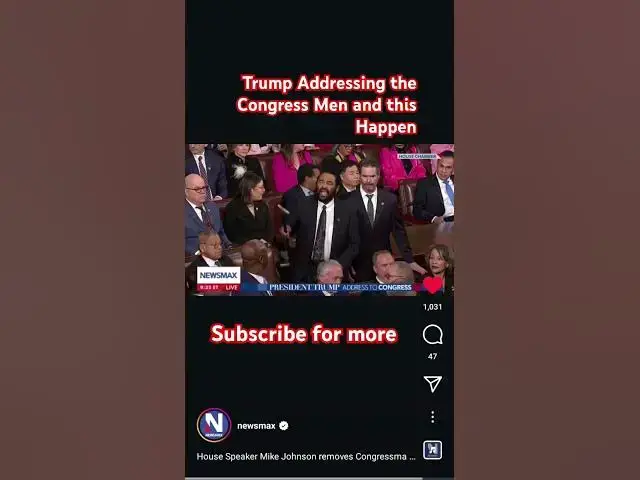 Video thumbnail for Trump Addressing the Congress Men and this Happen #johnselephilip #congress #trumpswar #trump