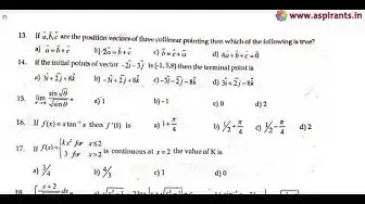 Video thumbnail for 11th Maths Second Revision Question Paper 2019-2020 | Salem District | English Medium