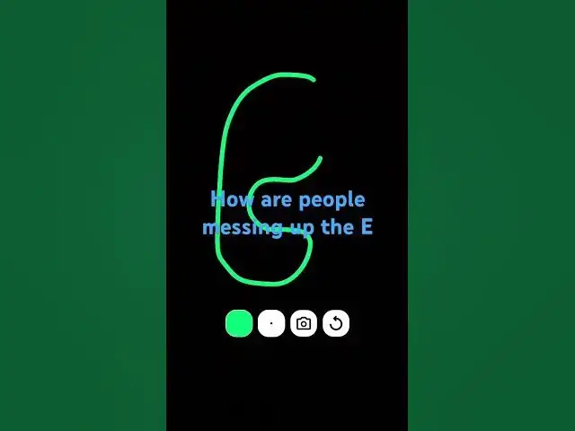 'Video thumbnail for How are people messing up the E'