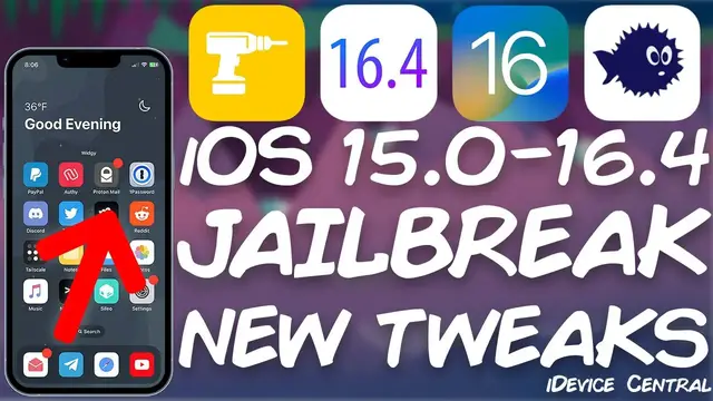 'Video thumbnail for iOS 15.0 - 16.4 Good Jailbreak News: More TWEAKS UPDATED For Rootless Jailbreaks! Tweaks ALL DEVICES'