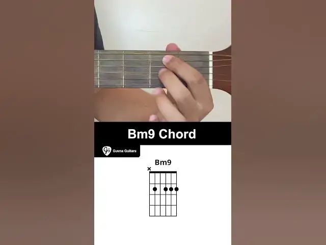 Video thumbnail for How To Play The Bm9 Chord On Guitar - Guvna Guitars.