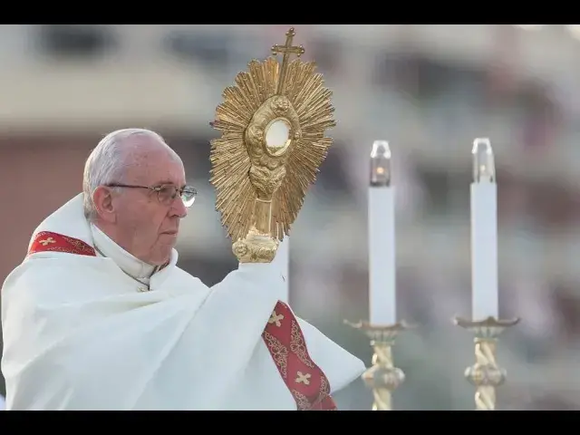 'Video thumbnail for Catholic Sunday Mass Readings for June 2 2024, Corpus Christi: Solemnity of Body and Blood of Christ'