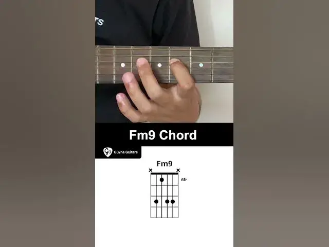 Video thumbnail for How To Play The Fm9 Chord On Guitar - Guvna Guitars
