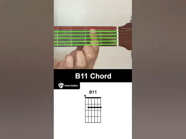 Video thumbnail for How To Play The B11 Chord On Guitar - Guvna Guitars