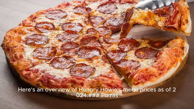 Video thumbnail for hungry howie's menu Price