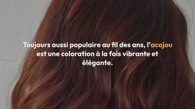Video thumbnail for Couleur acajou : le guide complet sur cette coloration (+ 10 idées)