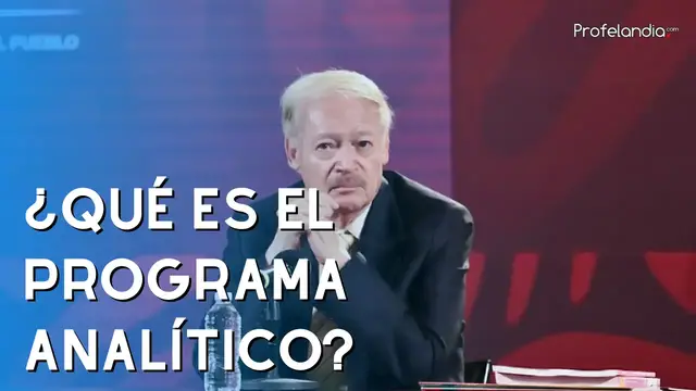 'Video thumbnail for ¿Qué es el programa analítico?'