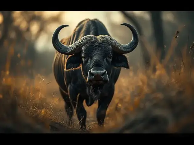 'Video thumbnail for African Buffalo Cape Buffalo'