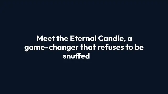 Video thumbnail for The Eternal Candle—A Flame That Defies Water and Oil