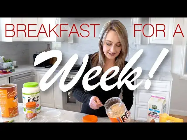 'Video thumbnail for How to Meal Prep Breakfast For a Week'
