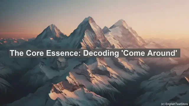 Video thumbnail for "Come Around" Idiom: Meaning and Usage in Sentences
