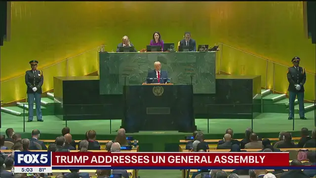 'Video thumbnail for Trump addresses UN General Assembly'