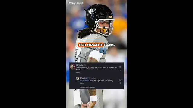 'Video thumbnail for Kaidon Salter Snaps at Colorado Fans After Wyoming Loss'
