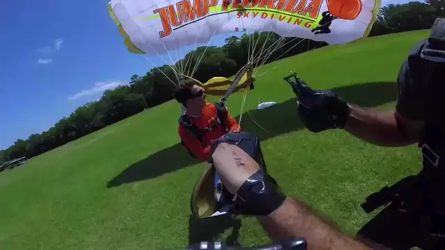 Video thumbnail for Highest Altitude Skydive Whilst Performing a Self Tattoo