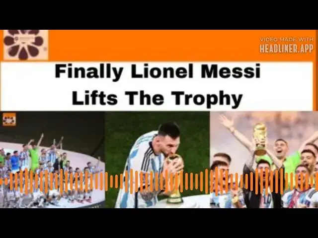 Video thumbnail for Finally Lionel Messi Lifts The Trophy ~ OsazuwaAkonedo