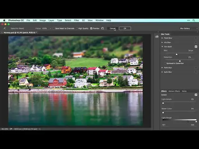 Video thumbnail for How to convert color to black and white, add an old school tinted look, and use the Tilt Shift Blur