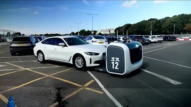 Video thumbnail for Robot valet parking at Gatwick Airport promises safer, easier long‑stay car storage