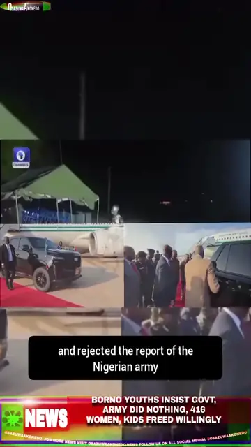 Video thumbnail for Borno Youths Insist Govt, Army Did Nothing, 416 Women, Kids Freed Willingly