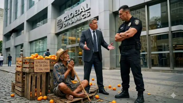 Video thumbnail for SEGURANÇA HUMILHA VENDEDOR DE LARANJAS… Mas NÃO PERCEBE que o DONO da EMPRESA ESTÁ VENDO TUDO! 😱🔥