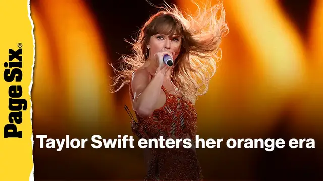'Video thumbnail for With 'The Life of a Showgirl,' Taylor Swift enters her orange era'