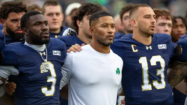 Video thumbnail for Notre Dame's Rise Under Marcus Freeman: Joe Theismann's Analysis