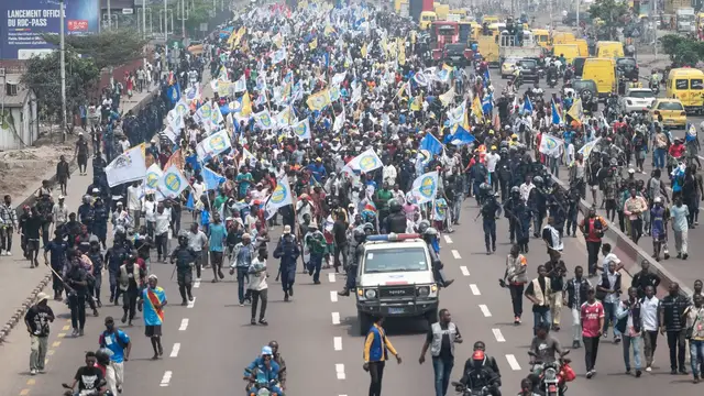 Video thumbnail for DR Congo protests over Tshisekedi third term and constitutional changes