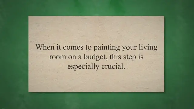 Video thumbnail for Transform Your Living Room on a Budget: A Step-by-Step Guide to Painting with Limited Funds
