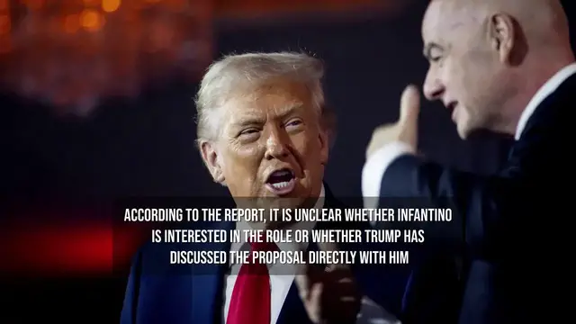 Video thumbnail for Trump Reportedly Wants FIFA Boss Gianni Infantino as Next UN Secretary-General.