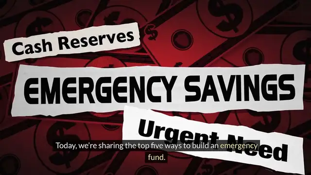 Video thumbnail for Top 5 Ways to Build an Emergency Fund