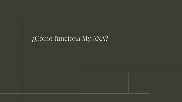 Video thumbnail for ¿Cómo funciona My AXA?