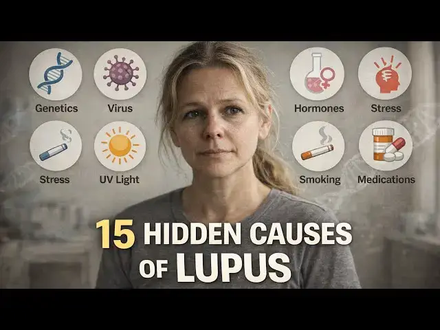 Video thumbnail for 15 Hidden Causes of Lupus Doctors Rarely Explain (Autoimmune Disease Truth) | Causes of Lupus