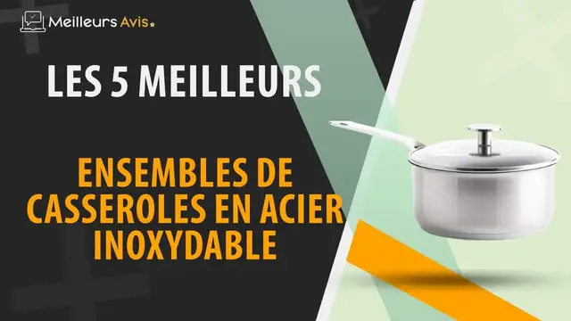 Video thumbnail for ⭐️ MEILLEUR ENSEMBLE DE CASSOROLES EN ACIER INOXYDABLE - Comparatif 2023
