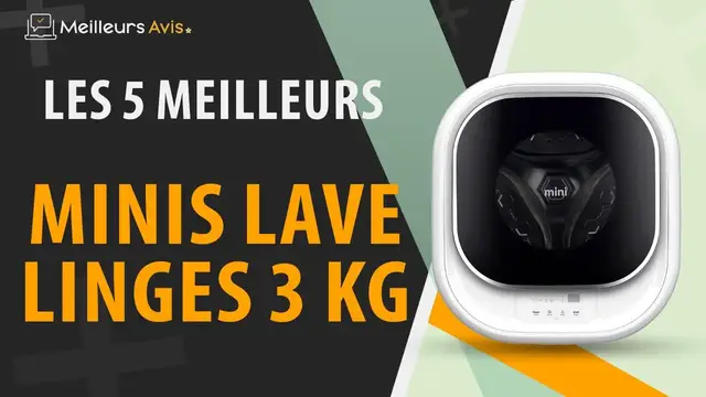 Video thumbnail for ⭐️ MEILLEUR MINI LAVE LINGE 3 KG - Avis & Guide d'achat (Comparatif 2022)