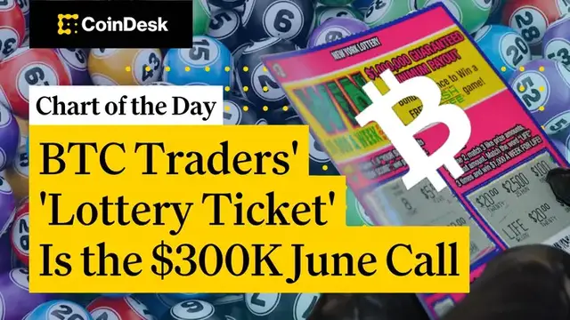 Video thumbnail for Bitcoin Traders' Bullish 'Lottery Ticket' Is the $300K June Call