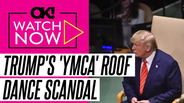 'Video thumbnail for Did Donald Trump Dance to 'YMCA' on the White House Roof? President Trolled Over Viral Video'