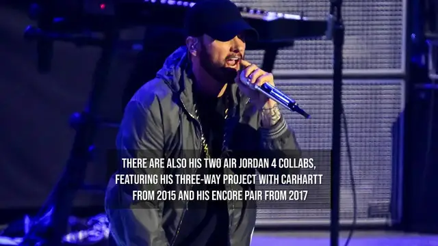 Video thumbnail for IN CASE YOU MISSED IT: Eminem auctions off his sneaker collection.