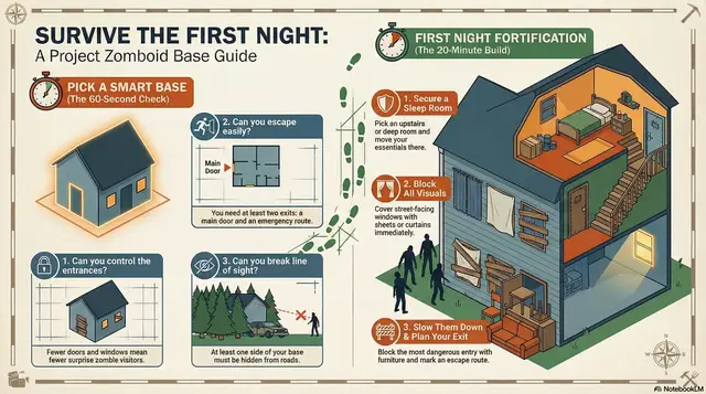 Video thumbnail for Project Zomboid: Building a Base That Works