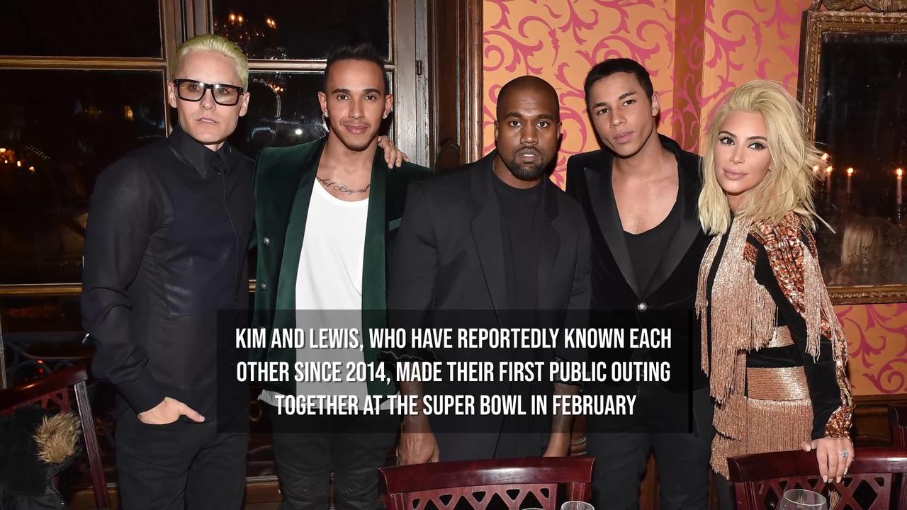 Video thumbnail for Kim Kardashian confirms Lewis Hamilton romance on Instagram.