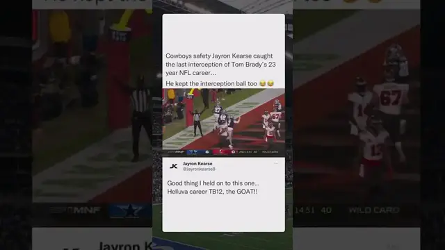 Video thumbnail for Tom Brady’s Final Game Was A Loss To The #Cowboys
