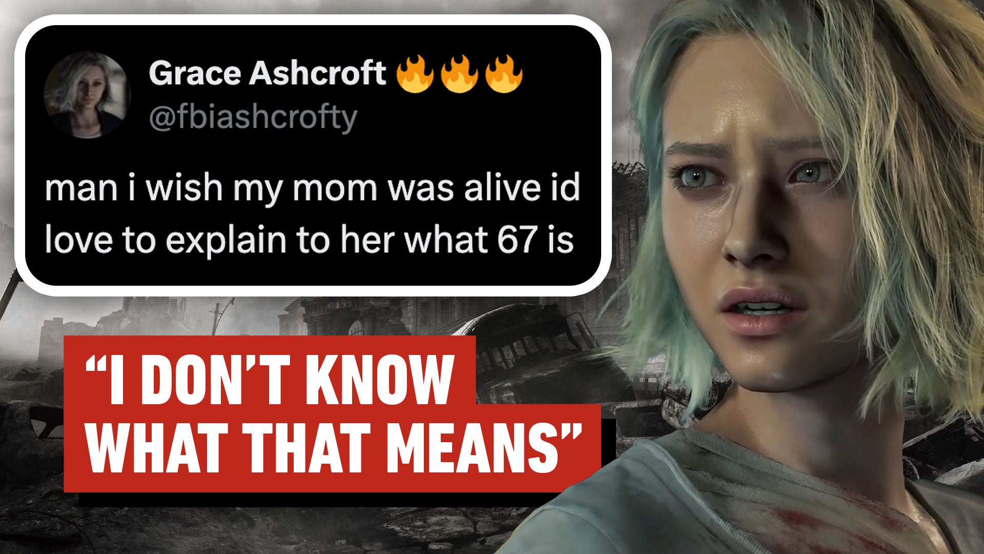Video thumbnail for Grace Ashcroft Actor Reacts to Resident Evil Memes
