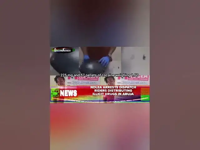 Video thumbnail for NDLEA Arrests Dispatch Riders Distributing Illicit Drugs In Abuja