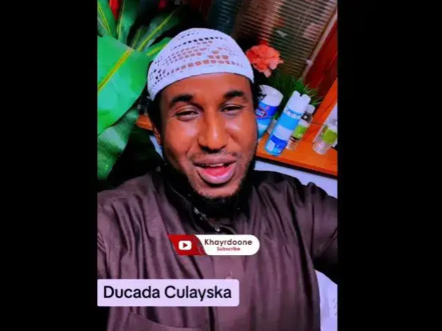 Video thumbnail for Ducada culayska kaa qaadaysa ee nabigu SCw ku ducaysan jirey