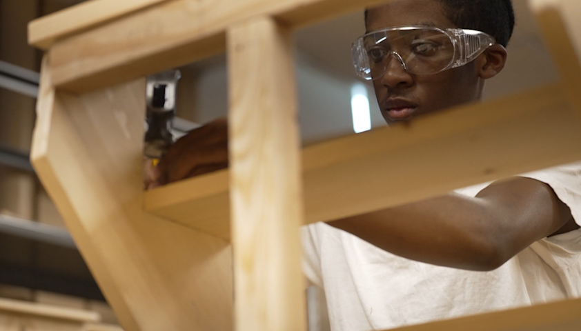 Video thumbnail for Made in New Jersey: New approach revives shop class in schools without power tools