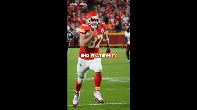 'Video thumbnail for Travis Kelce Ties Chiefs Touchdown Record With His Best Game of the Season'