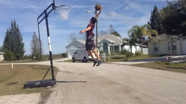 'Video thumbnail for Dunks Off One Foot :: Isaiah Rivera 6'0'