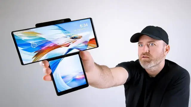 'Video thumbnail for LG Wing Unboxing - This Thing is WILD'