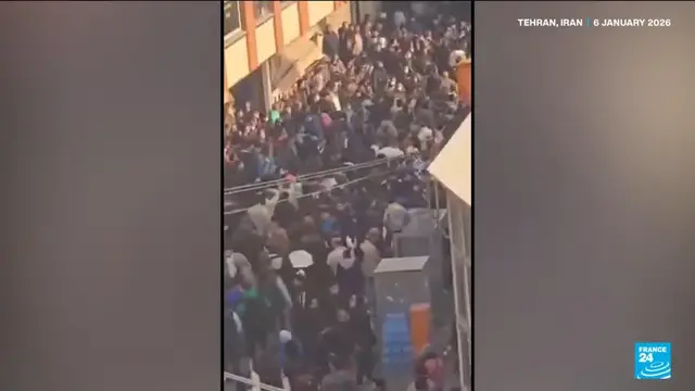 Video thumbnail for Death toll rises as Iran's security forces clash with protesters